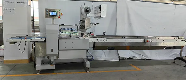 Ensacheuse horizontale flowpack chez un fabricant américain de boulangerie