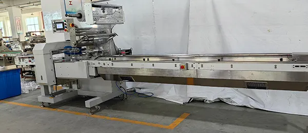 Ensacheuse horizontale flowpack chez un fabricant américain de boulangerie
