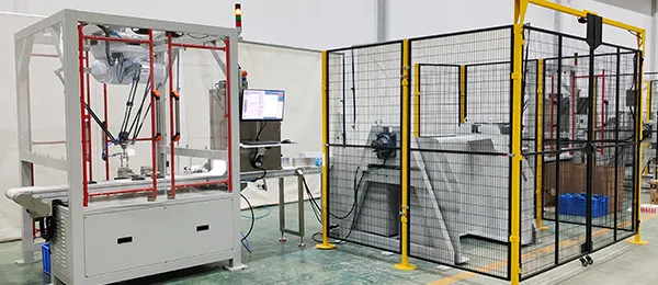 Machine robotisée de prélèvement et de conditionnement pour fabricant brésilien de produits ménagers