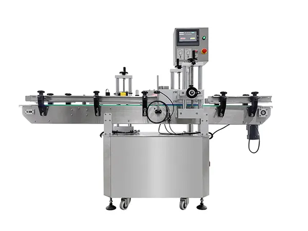Étiqueteuse automatique pour bouteilles rondes