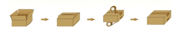 Fermeuse semi-automatique de cartons