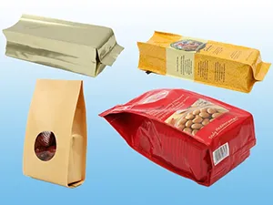 Ensacheuse verticale VFFS pour sachets quatre soudures
